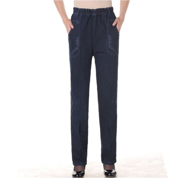 Trousers Mother Fertilizer Increased Denim Pants