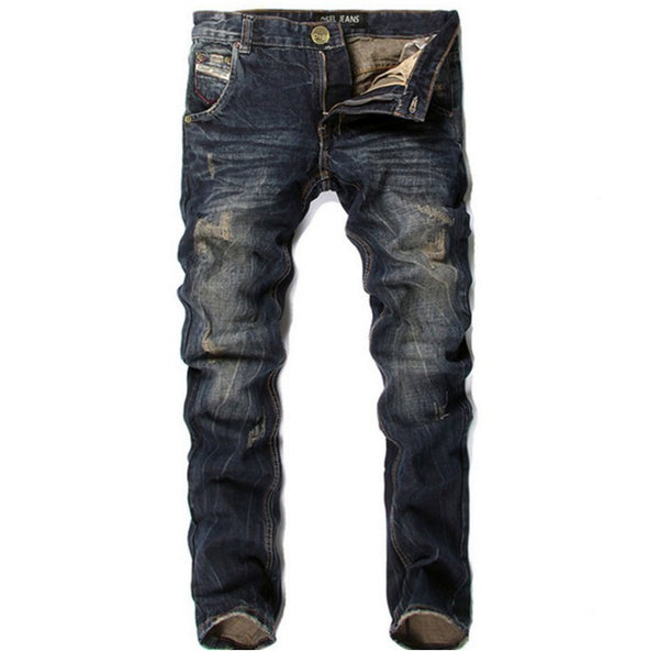 Men Straight Fit Jeans Homme