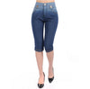 Mother Pocket Calf-length Wrinkled Jeans