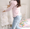 Elastic Solid Blue Jeans Pants Fashion Baby Girls Kids