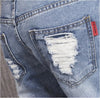 Female Casual Hole Denim Pants