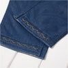 Mother Pocket Calf-length Wrinkled Jeans