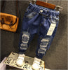 Children Broken Hole Jeans Pants